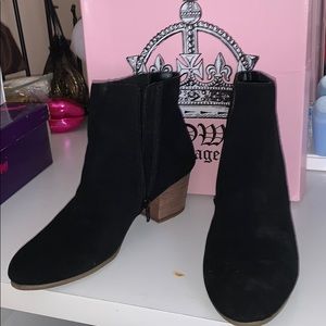 Crown Vintage Shoes - Black Ankle Boots Crown Vintage Shoes - Black Ankle Boots